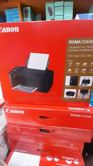 Canon TS3640 3-in-1 Colour Printer, Scanner, Copier