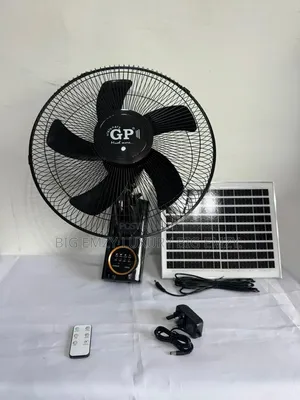 Brand New GP Solar & Rechargeable Wall Fan