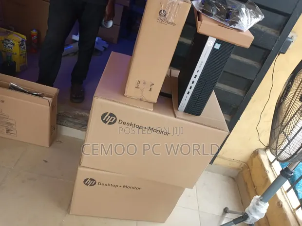 HP EliteDesk 800 G4 Desktop Computer - Intel Core i7, 8GB RAM, 256GB SSD - 1