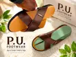 Louis Vuitton Classic Brown Leather Slippers - 1