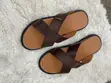 Louis Vuitton Classic Brown Leather Slippers - 2