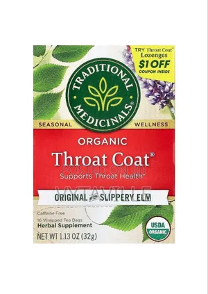 Traditional Medicinals Throat Coat Tea (16 Bags)