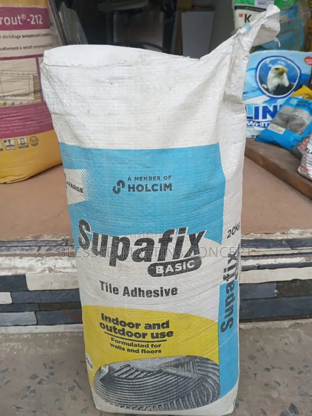 20kg Lafarge SupaFix Basic Tile Adhesive - 1