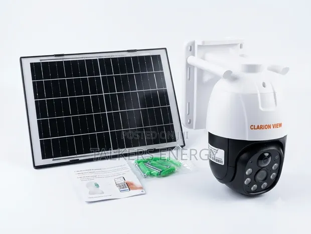 Clarion View V380 5MP 4G LTE Solar Security Camera - 1