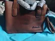 Anna Grace UK Medium Handbag - Brown/Black - 2