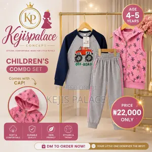 Children's Combo Wear Set (Ages 4-5)