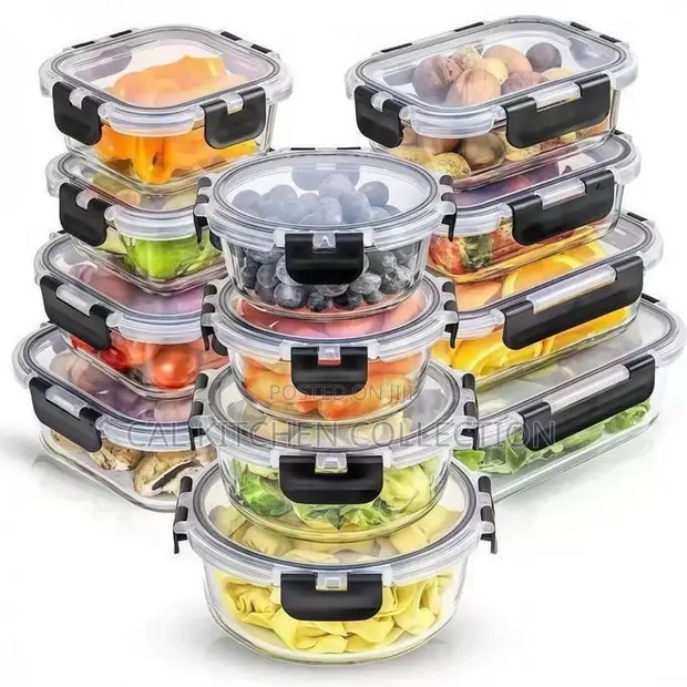 12-Piece Glass Meal Prep Container Set - 1