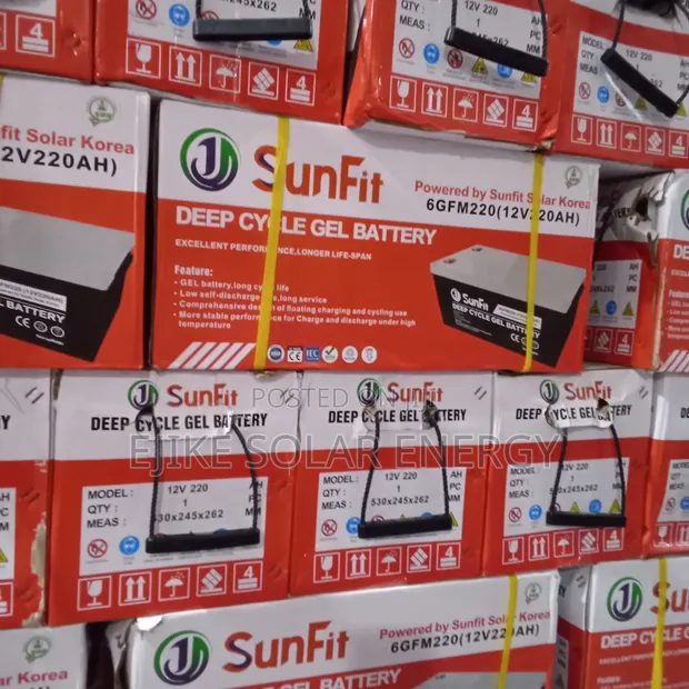 220Ah Sunfit Dry Cell Battery - 1