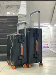 Set of 2 Aluminum Travel Boxes - 1