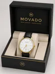 Movado Heritage Series Leather Watch - 4