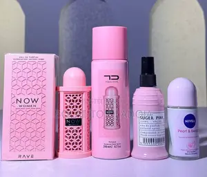 Ladies Perfume Combo: Rave Now, Sugar Pink & Nivea