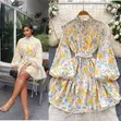 Luxury Stylish Floral Dress - 2