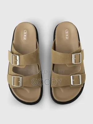 Zara Tan Suede Flat Sandals - Women's Size 37-44