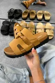 Zara Tan Suede Flat Sandals - Women's Size 37-44 - 3