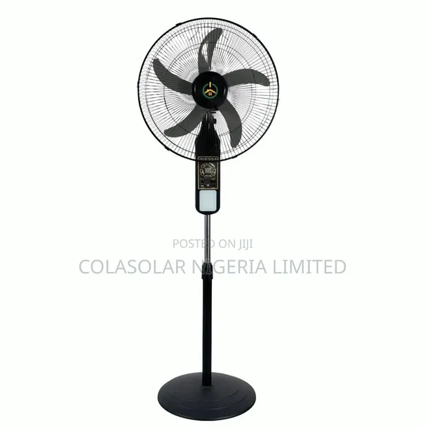 18" Cola Rechargeable Home Fan with Bluetooth Speaker & Remote - 1