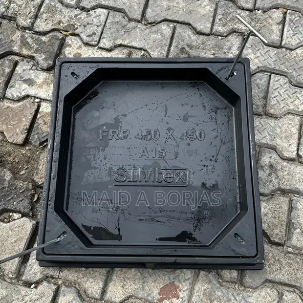 FRP Manhole Cover 60x60 Recess - Tile Insert - 1