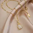 Elegant Opal Necklace - 2