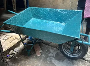 Heavy-Duty Fabricated Metal Wheelbarrow