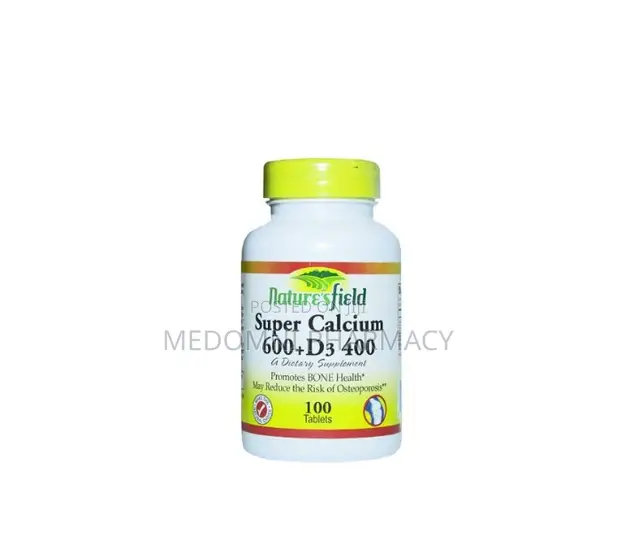 Nature's Field Super Calcium Daily Supplement 100 Tablets - 1