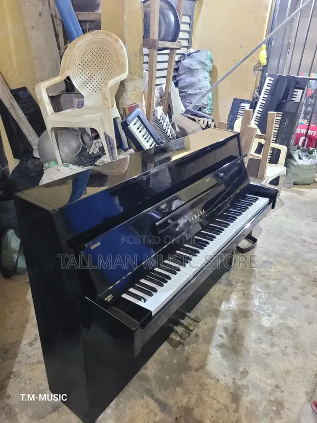 Yamaha LU90-PE Upright Piano - 1