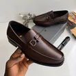 Louis Vuitton Men's Leather Flats - Black - 1
