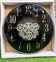 Black Decorative Gear Wall Clock - 2