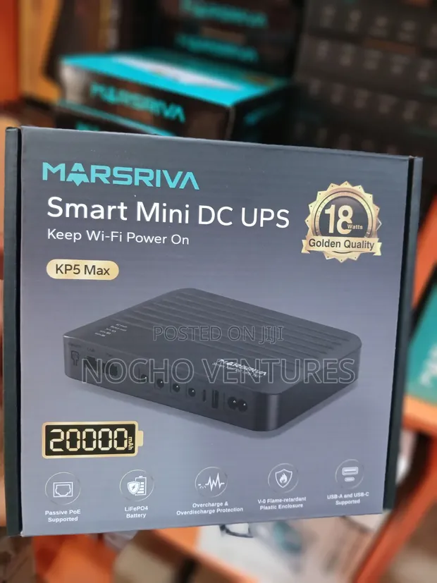 Marsriva KP5 Max 20000mAh Smart Mini DC UPS - 1