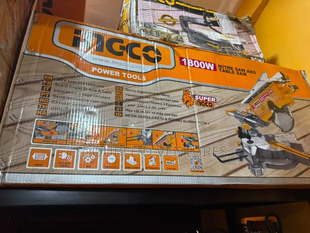 Ingco 1800W 2-in-1 Mitre Saw and Table Saw - 1