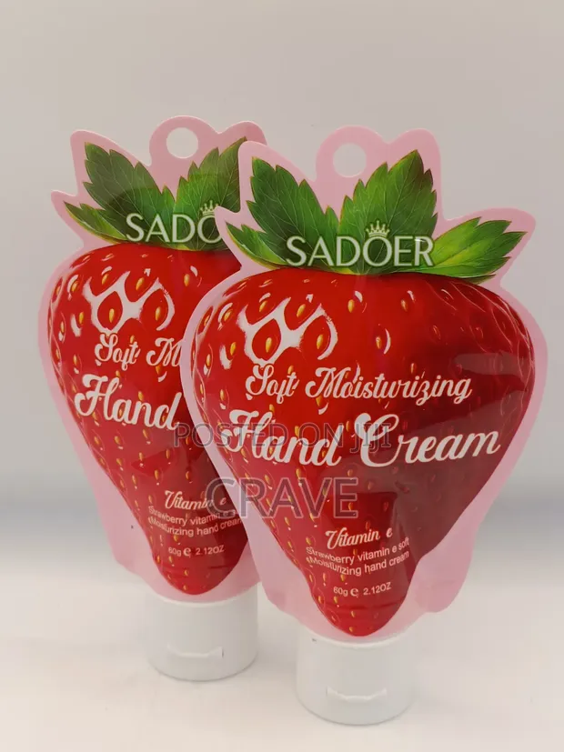 Sadoer Fruity Flavors Hand Cream - Strawberry Souvenir 60g - 1