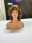 Quality Blend Hair - 10 Inch, Brown, No Frontal/Closure - 1