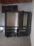 Fairly Used Double Wardrobe - Black Wood - 2