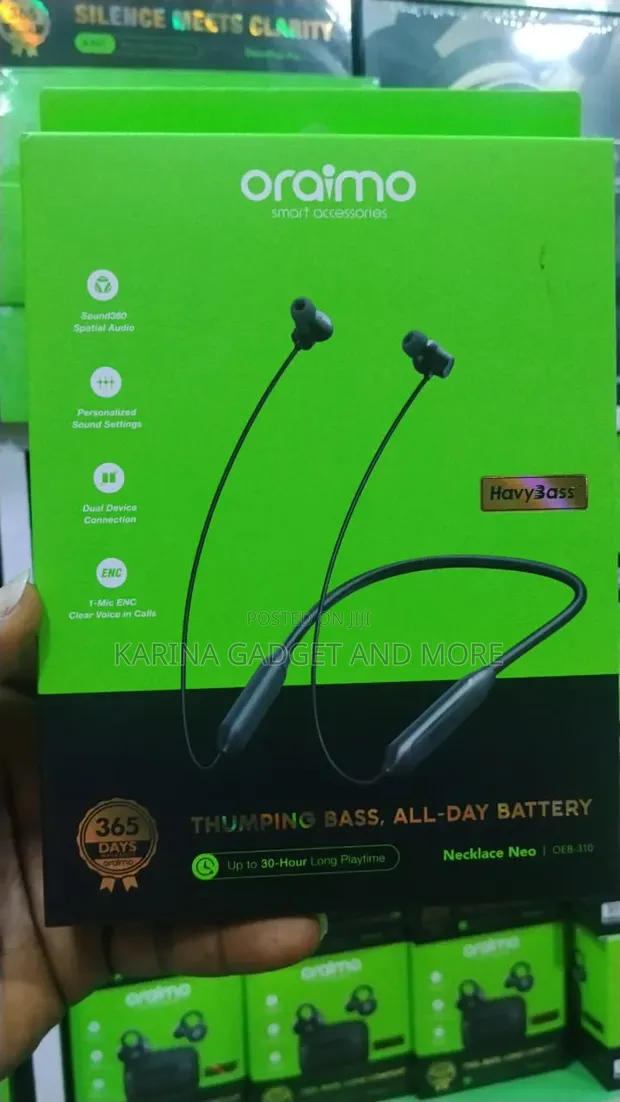 Oriamo Necklace Neo Wireless Earbuds - 1