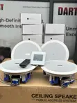 4-in-1 30W Ceiling Speaker System with Wall Amplifier - 1