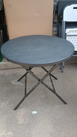 Arden Outdoor Garden Table - Foldable, Black