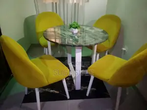 Neatly Used Marble Dining Set (4 Seaters)