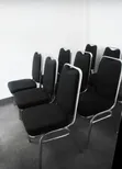 Black Stainless Steel Church Chairs (Sabon Abu) - 1