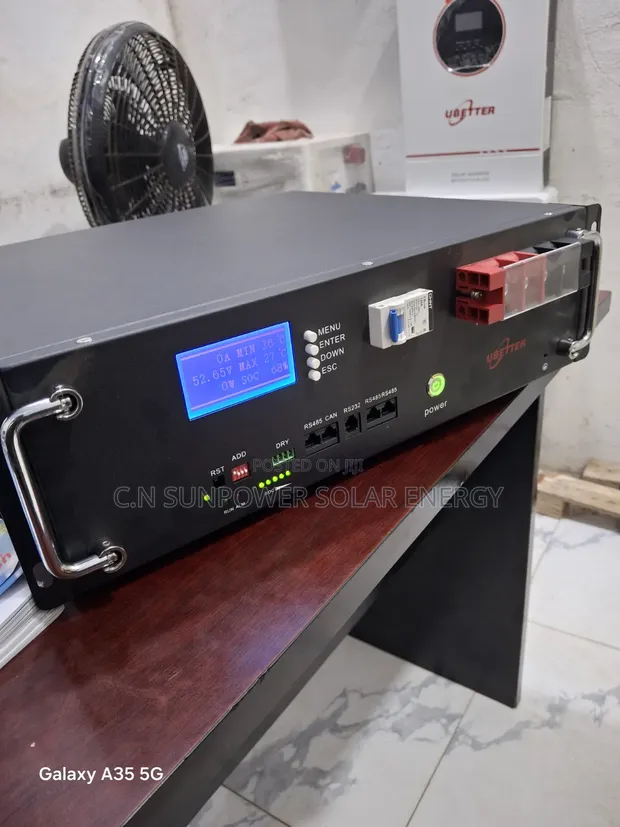 Ubetter 5kWh/48V Stackable Lithium-Iron Battery - 1