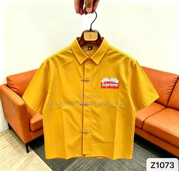 Supreme Classic Oversized Yellow T-Shirt - 1