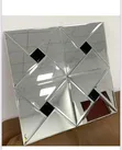 Modern Decorative Wall Mirror - Crisscross/Diamond Design - 2