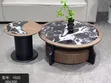 Modern Luxury 2-in-1 Round Coffee Table Set - 2