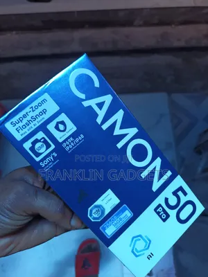 New Tecno Camon 50 Pro 256GB Black