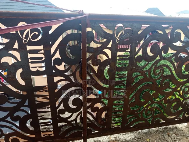 Laser Cut Steel Handrails & Fence Rails - 1