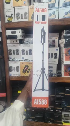 A1588 7FT Selfie Tripod Stand Monopod with Bluetooth Remote