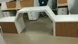 Luxury Modern Fluted Hallway Island Table - 1