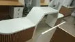 Luxury Modern Fluted Hallway Island Table - 3