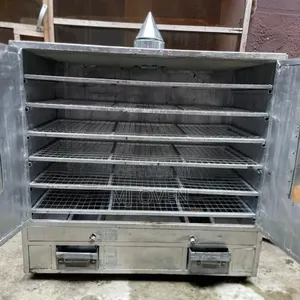 Injin Goge Kifi Mai Matakai 6 (Gas da Charcoal)