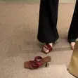 Louis Vuitton Women's Heels - Multicolor Suede - 5