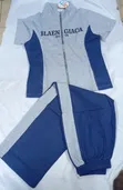 Children's Teenagers Top and Palazzo Trouser Mix Jean Set - 1
