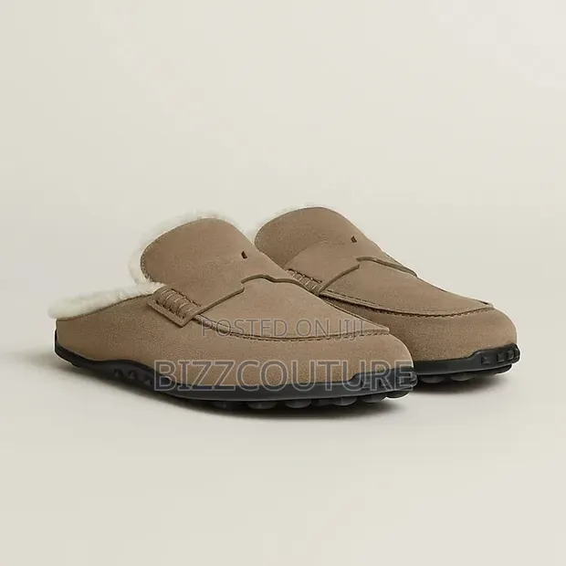 Original Hermes Mix Mules - Brown Suede - 1