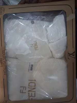 Brand New Fendi Knit Baby Clothing Set